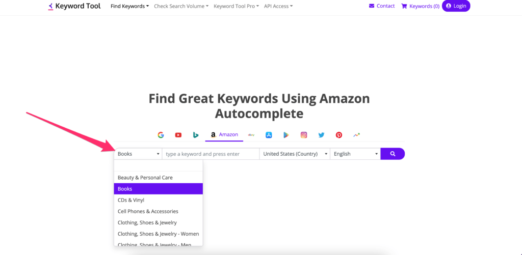 kdp/amazon bsr & keyword research