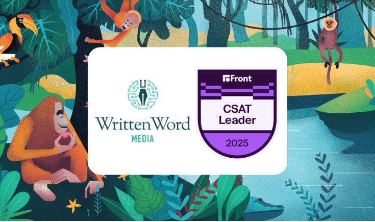 Press Release: Written Word Media Wins Front’s Customer Satisfaction Leader Award for the Second Consecutive Year